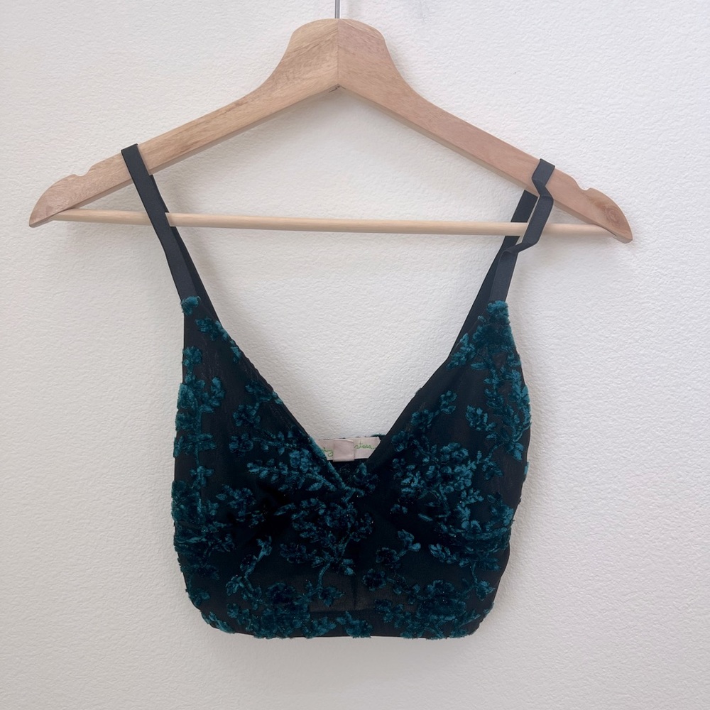 Staring at Stars Cropped Top/ Longline Bralette Small